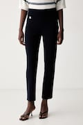 Joseph Ribkoff штани slim fit жіночі темно-сині high waist 144092CO