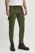 Nohavice Alpha Industries Utility Pant Utility pánske, zelená farba, strih cargo, 128202-142