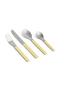 HAY zestaw sztućców MVS 4 x 23,5 cm 4 elementy kolor żółty