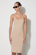 Сукня Samsoe Samsoe колір бежевий mini облягаюча