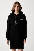Armani Exchange sukienka bawełniana czarna XW001453 AF10830