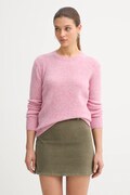 United Colors of Benetton sweter wełniany damski kolor różowy lekki