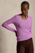 Polo Ralph Lauren sweter damski bawełniany fioletowy 211971870