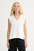 Marc O'Polo vestă din bumbac culoarea bej, light, 5000006679