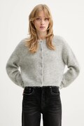 Gestuz kardigan z dodatkiem moheru Gzdebbie damski kolor szary lekki 10910935
