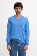 Μάλλινο πουλόβερ United Colors of Benetton ανδρικό, χρώμα: γκρι, 1002U4407