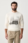 MC2 Saint Barth sweter męski z wełną biały HER0022