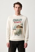 MC2 Saint Barth sweter męski z wełną biały HER0022