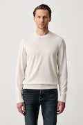 BOSS sweter męski wełniany H-Leno biały 50565469