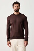BOSS sweter męski wełniany H-Leno brązowy 50565469