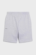 Pangaia pantaloni scurți KIDS' 365 MIDWEIGHT LONG SHORTS culoarea gri, talie reglabila, 10000425