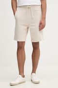 U.S. Polo Assn. pantaloni scurți de trening pentru bărbați din bumbac DHM LB SWEAT bej MUP3354