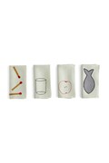 Komplet prtičkov HAY Sobremesa 45 x 45 cm 4-pack zelena barva