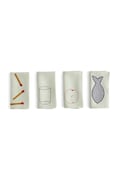 Komplet prtičkov HAY Sobremesa 45 x 45 cm 4-pack zelena barva