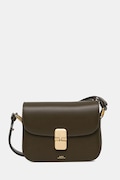Δερμάτινη τσάντα A.P.C. Sac Grace Small χρώμα: καφέ