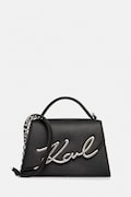Шкіряна сумочка Karl Lagerfeld колір бежевий A1W30036