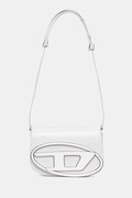 Шкіряна сумочка Diesel 1DR 1DR M shoulder bag колір білий X09568.PR818