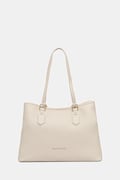 Valentino Bags Geantă shopper pentru femei, cu imitație de piele bej VBS7LX01