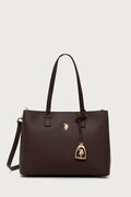 U.S. Polo Assn. torebka tote damska z imitacji skóry Jones brązowa BEUJE8662WVP