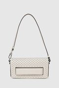 Δερμάτινη τσάντα Karl Lagerfeld χρώμα: μπεζ, A4W30083