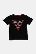 Dětské bavlněné tričko Guess černá barva, s aplikací, N4YI37 K8HM4
