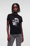 Karl Lagerfeld tricou din bumbac culoarea negru