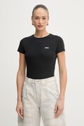 BOSS Orange basic majica kratkih rukava ženska od pamuka C Esogo 1 crna 50506973