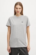 Karl Lagerfeld t-shirt bawełniany damski kolor szary A1W17025