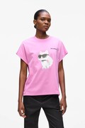 Karl Lagerfeld tricou din bumbac culoarea alb, A2W17115