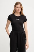 Armani Exchange t-shirt in cotone donna colore nero XW001455 AF10356