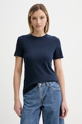 American Vintage tricou din bumbac culoarea bleumarin, SON28G