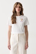 MC2 Saint Barth tricou pentru femei, din bumbac alb EMI0001