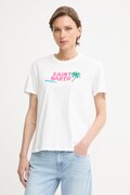 MC2 Saint Barth T-shirt damski bawełniany biały EMI0001