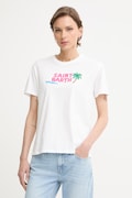 MC2 Saint Barth T-shirt damski bawełniany biały EMI0001