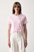 MC2 Saint Barth t-shirt γυναικείο βαμβακερό ροζ EMI0001