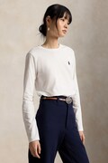 Polo Ralph Lauren majica z dolgimi rokavi ženska bombažna bela 211B14604