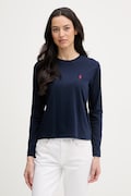 Polo Ralph Lauren tričko s dlouhým rukávem dámské bavlněné námořnicky modré 211B14604