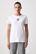 Armani Exchange T-shirt damski bawełniany biały XW003063 AF10356