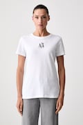 Armani Exchange T-shirt damski bawełniany biały XW003063 AF10356