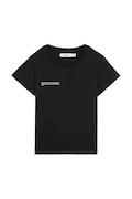 Kratka majica Pangaia KIDS' 365 MIDWEIGHT T-SHIRT črna barva, 10000430