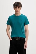 Tommy Jeans T-shirt ανδρικό βαμβακερό τιρκουάζ DM0DM04411