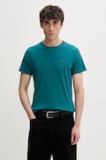 Tommy Jeans T-shirt ανδρικό βαμβακερό τιρκουάζ DM0DM04411