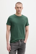 Tommy Jeans t-shirt męski bawełniany zielony DM0DM04411