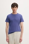 Tommy Jeans T-shirt męski bawełniany niebieski DM0DM04411