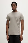 G-Star Raw t-shirt bawełniany męski kolor beżowy gładki D16396-B353