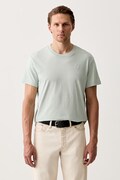 G-Star T-shirt męski bawełniany Base-s zielony D16411-336