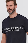 Armani Exchange t-shirt męski kolor granatowy z nadrukiem 8NZT72 Z8H4Z NOS