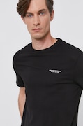 Bavlněné tričko Armani Exchange černá barva, s potiskem, 8NZT91 Z8H4Z NOS