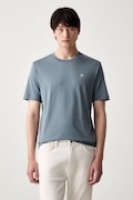 Marc O'Polo T-shirt basic męski bawełniany niebieski 5000009405