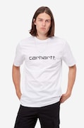 Bavlněné tričko Carhartt WIP Script T-Shirt bílá barva, s potiskem, I031047-TREEHOUSE